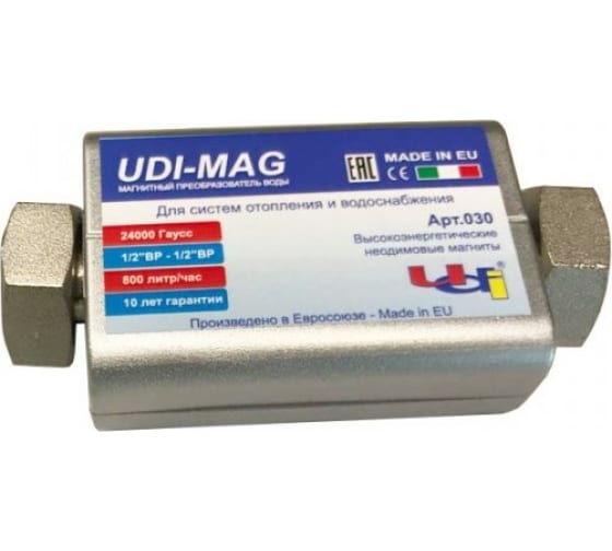 Магнитный преобразователь воды UDI MEGAMAX 1/2"